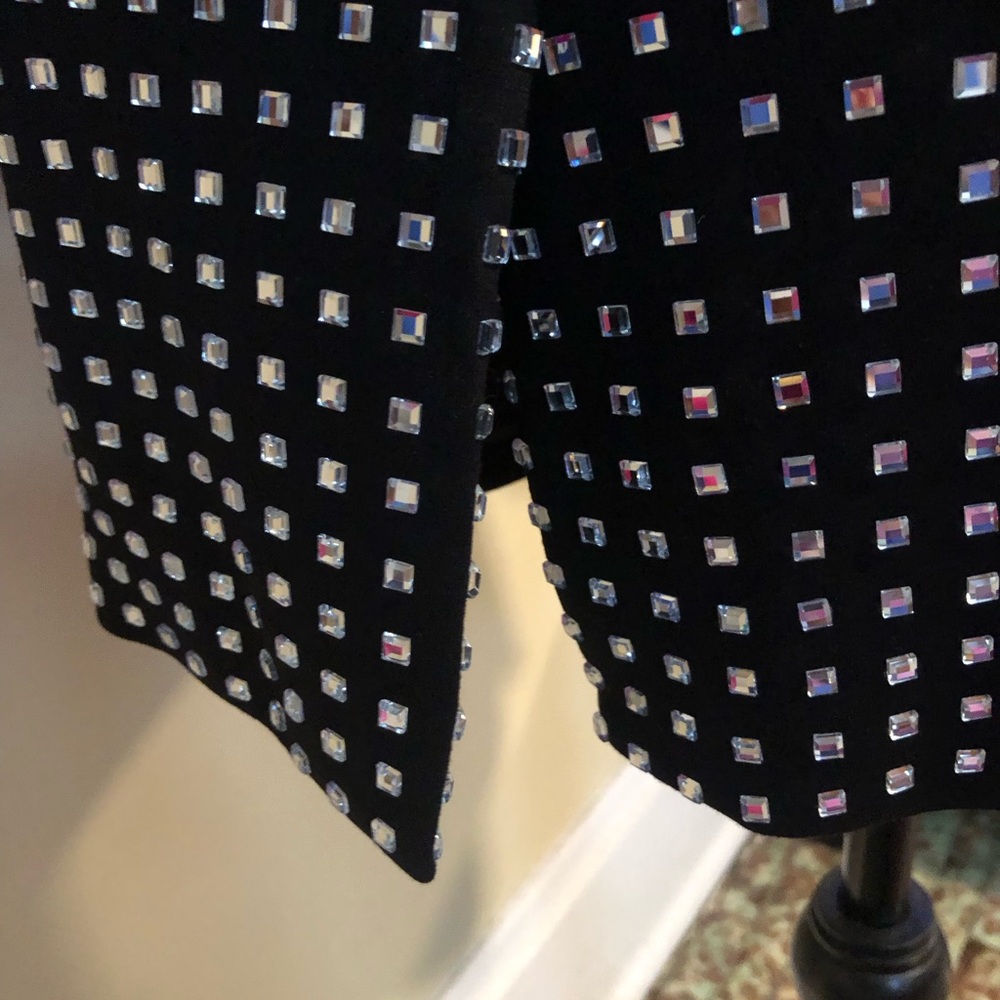 Black Sequin Women's Jacket - Picture 4 of 6
